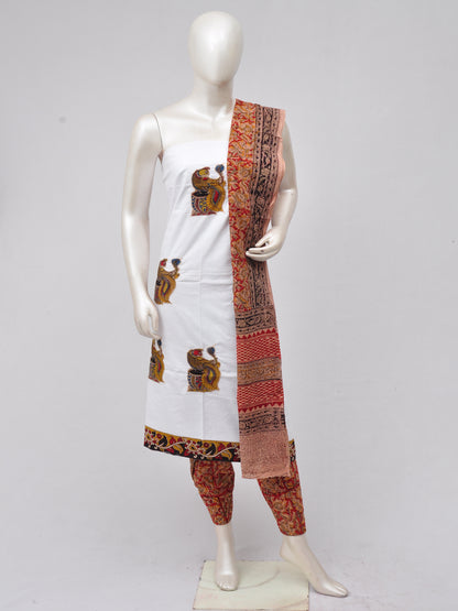 Ladies Dress Material Doll Drop Kalamkari  [D70315036] - DressesForWomen.IN