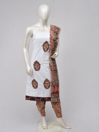 Ladies Dress Material Doll Drop Kalamkari  [D70315043] - DressesForWomen.IN