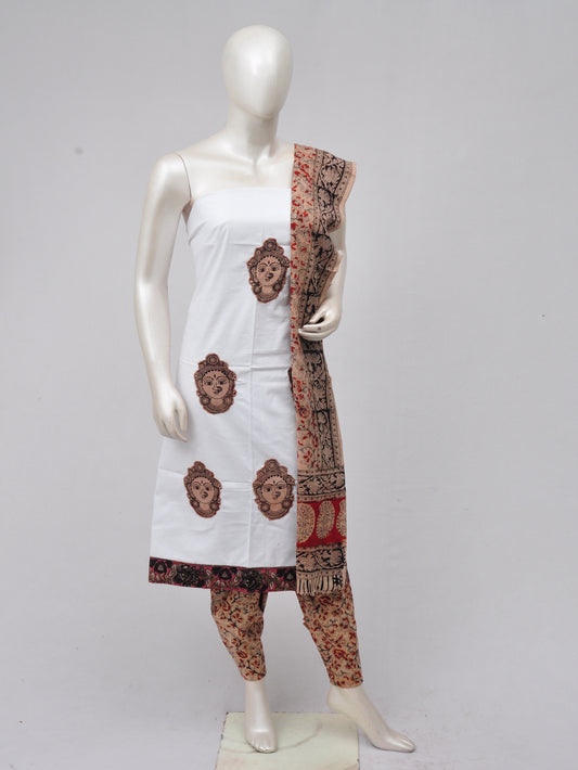 Ladies Dress Material Doll Drop Kalamkari  [D70315043] - DressesForWomen.IN
