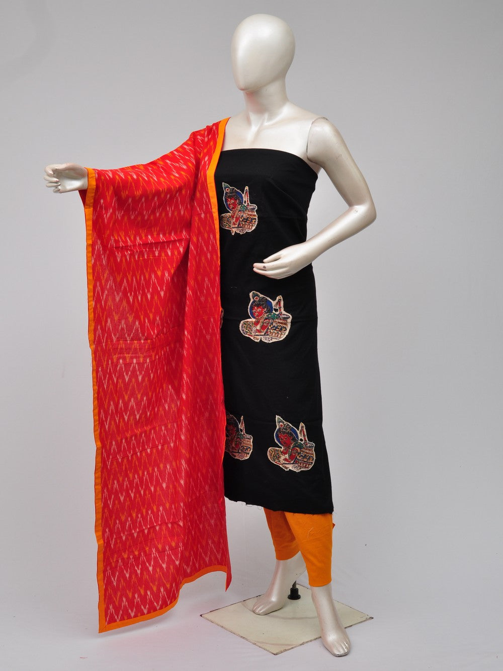 Ladies Dress Material Doll Drop Kalamkari   [D70906010]