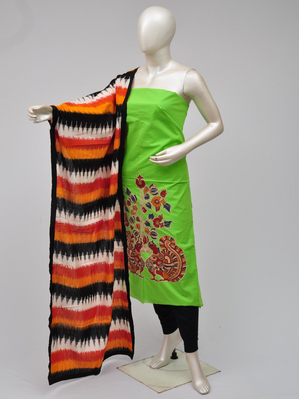 Ladies Dress Material Doll Drop Kalamkari   [D70906013]