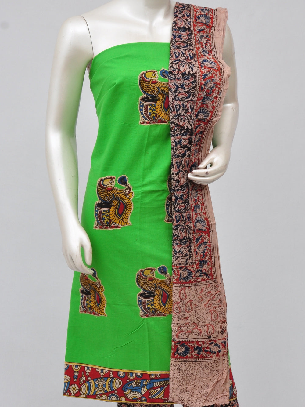 Ladies Dress Material Doll Drop Kalamkari [D70326016]
