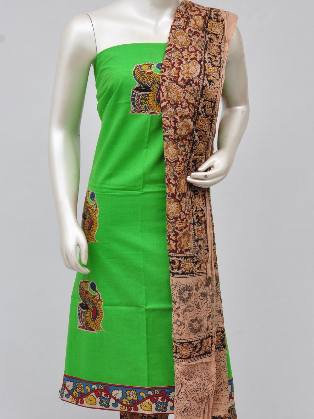 Ladies Dress Material Doll Drop Kalamkari [D70326018]