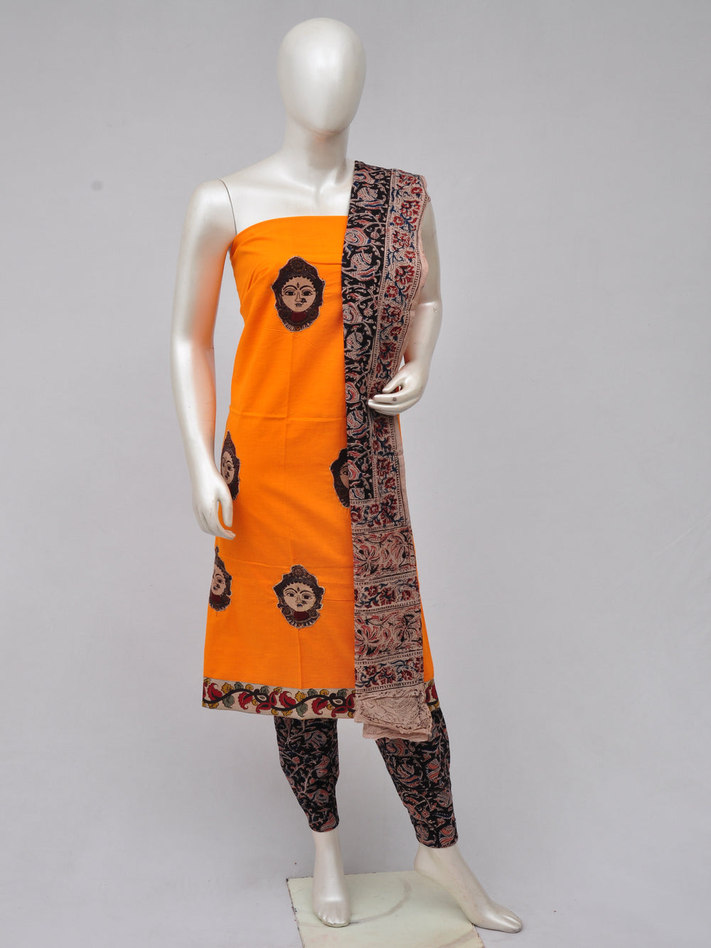 Ladies Dress Material Doll Drop Kalamkari [D70326025]