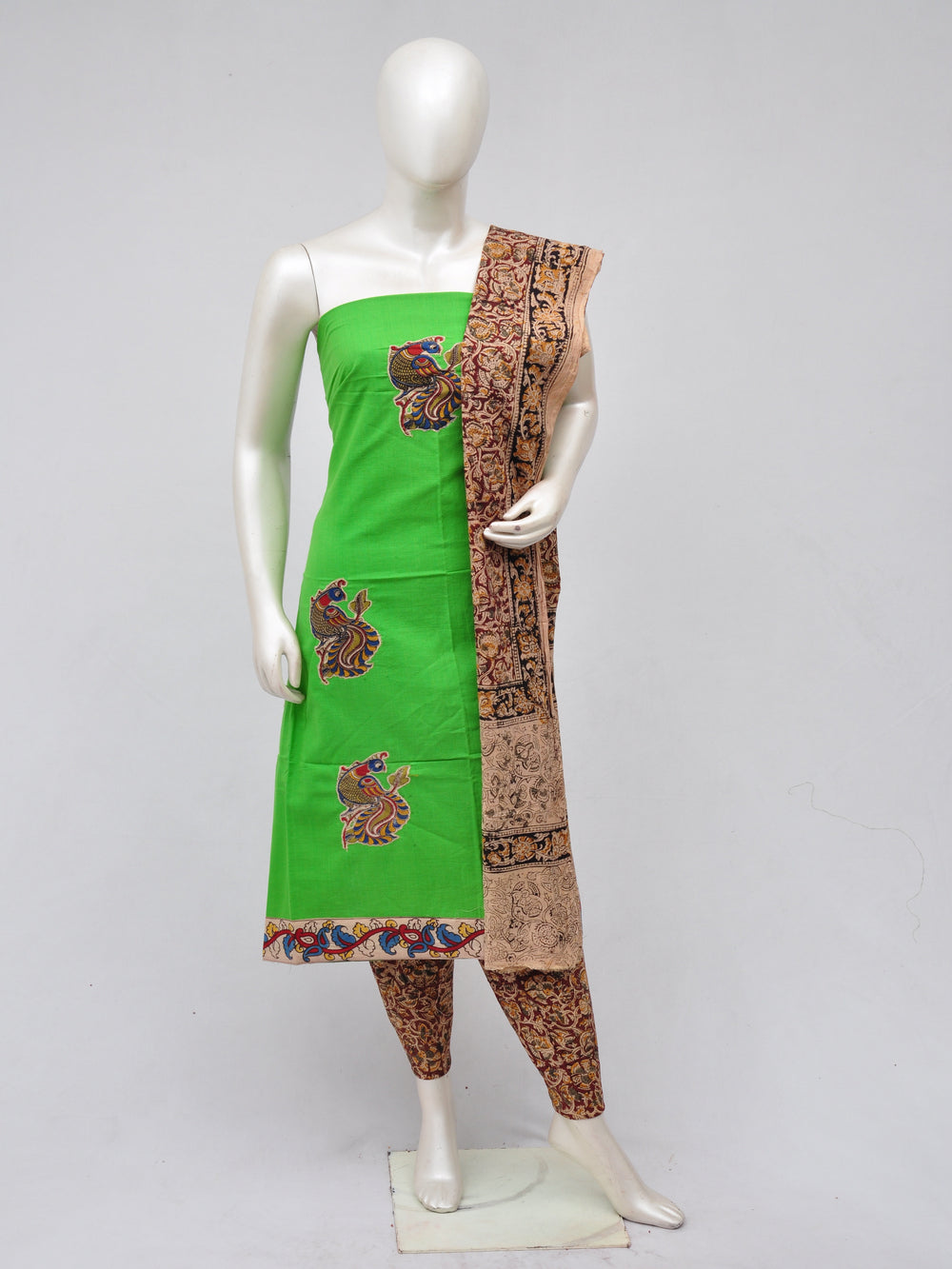 Ladies Dress Material Doll Drop Kalamkari [D70327074]