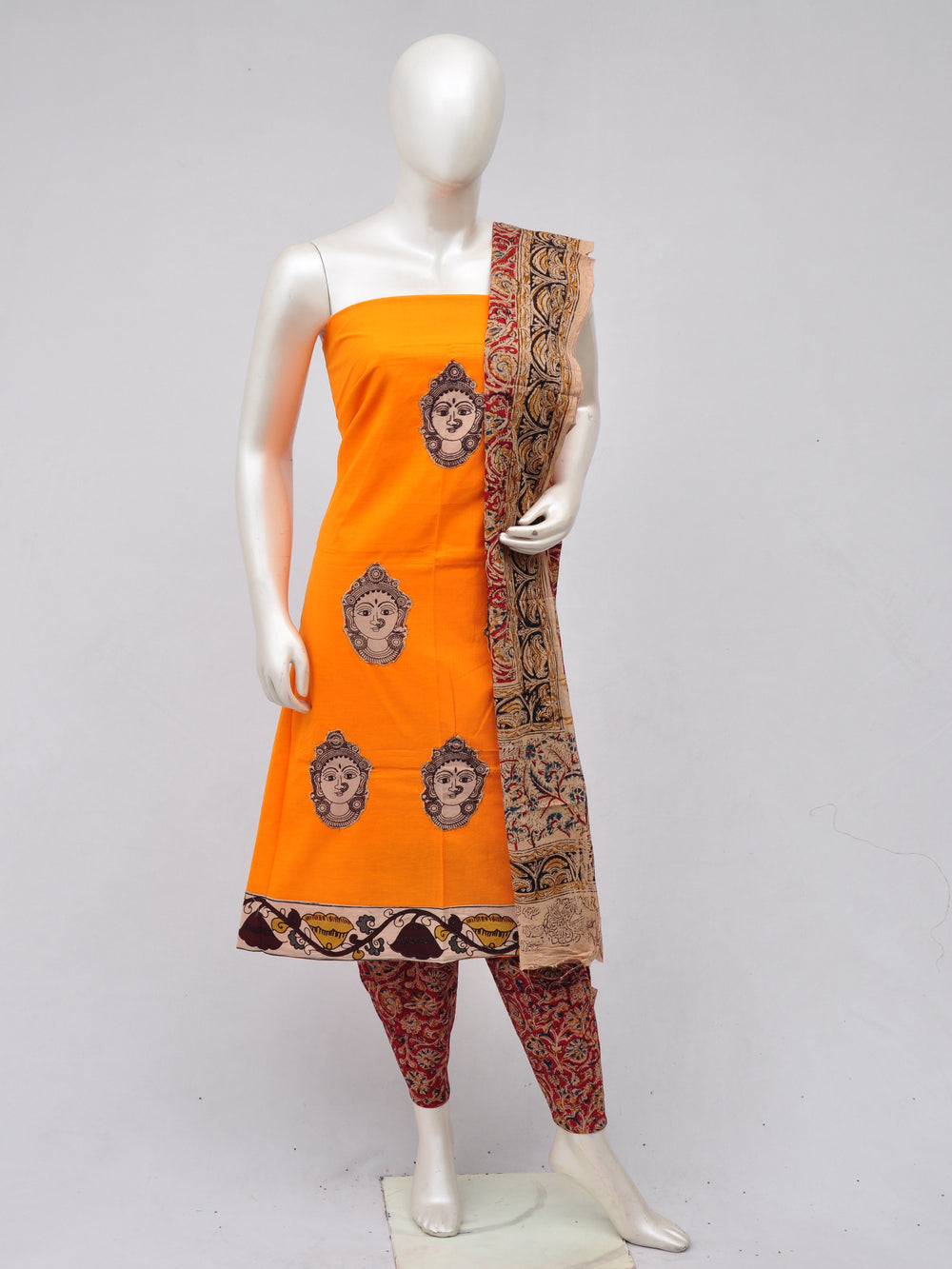 Ladies Dress Material Doll Drop Kalamkari [D70327090]