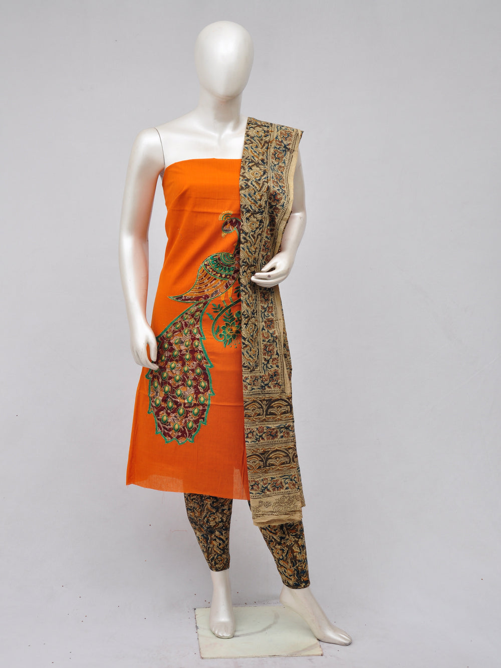 Ladies Dress Material Doll Drop Kalamkari [D70327050]