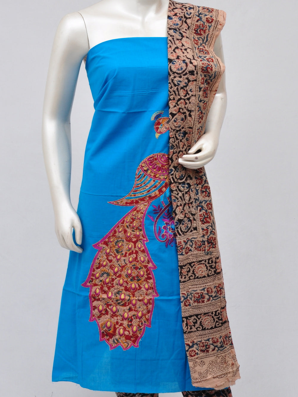 Ladies Dress Material Doll Drop Kalamkari [D70327055]