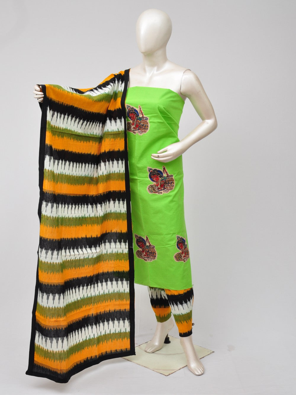 Ladies Dress Material Doll Drop Kalamkari   [D70920043]