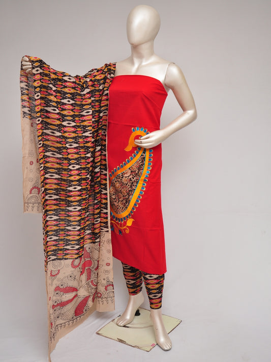Ladies Dress Material Doll Drop Kalamkari    [D80901025]