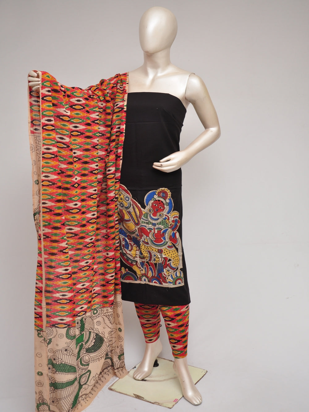 Ladies Dress Material Doll Drop Kalamkari    [D80901032]
