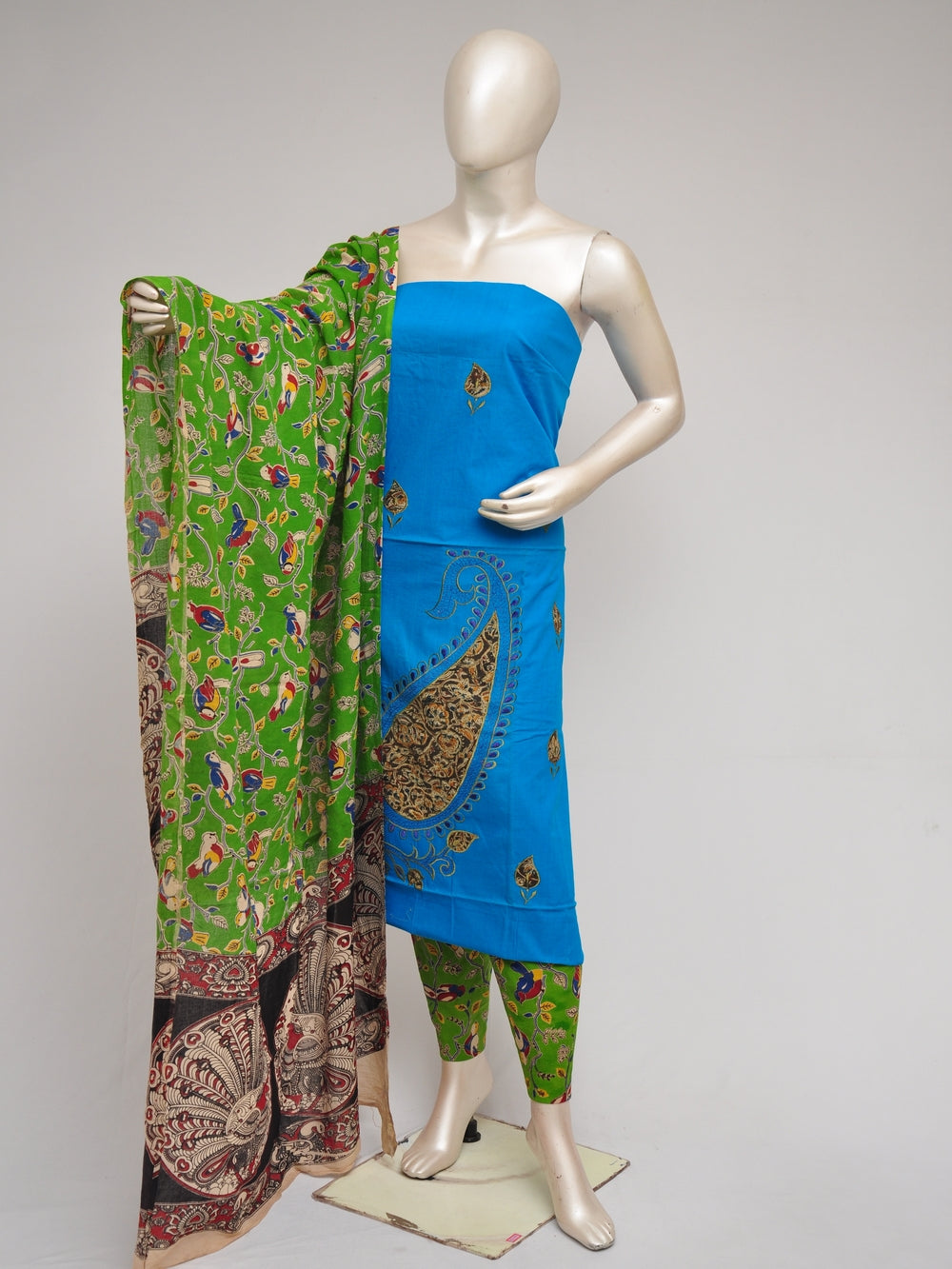 Ladies Dress Material Doll Drop Kalamkari    [D80901042]