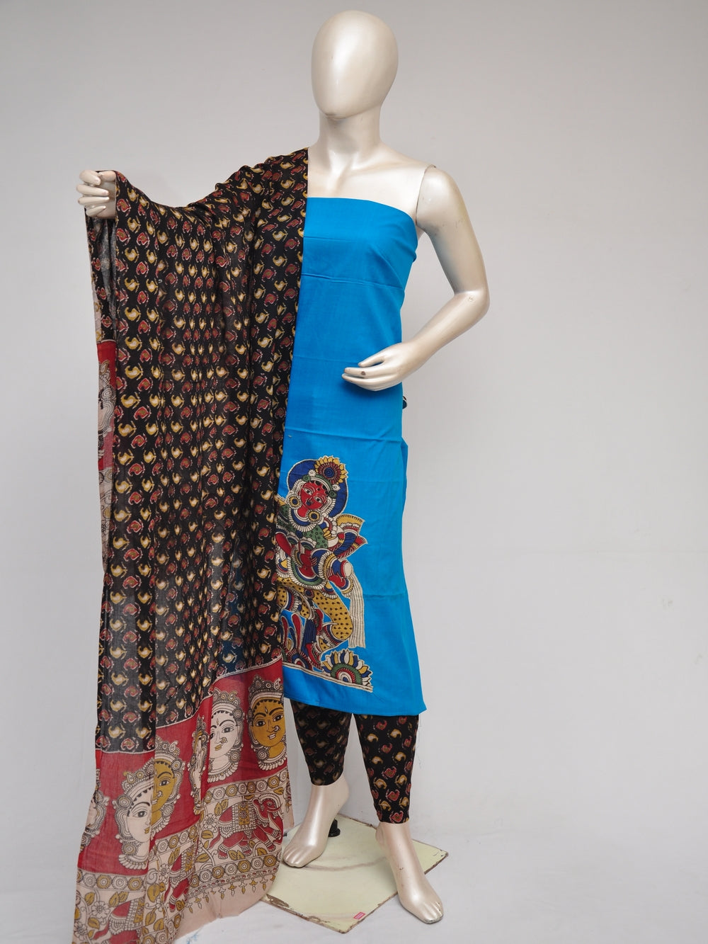Ladies Dress Material Doll Drop Kalamkari    [D80901059]