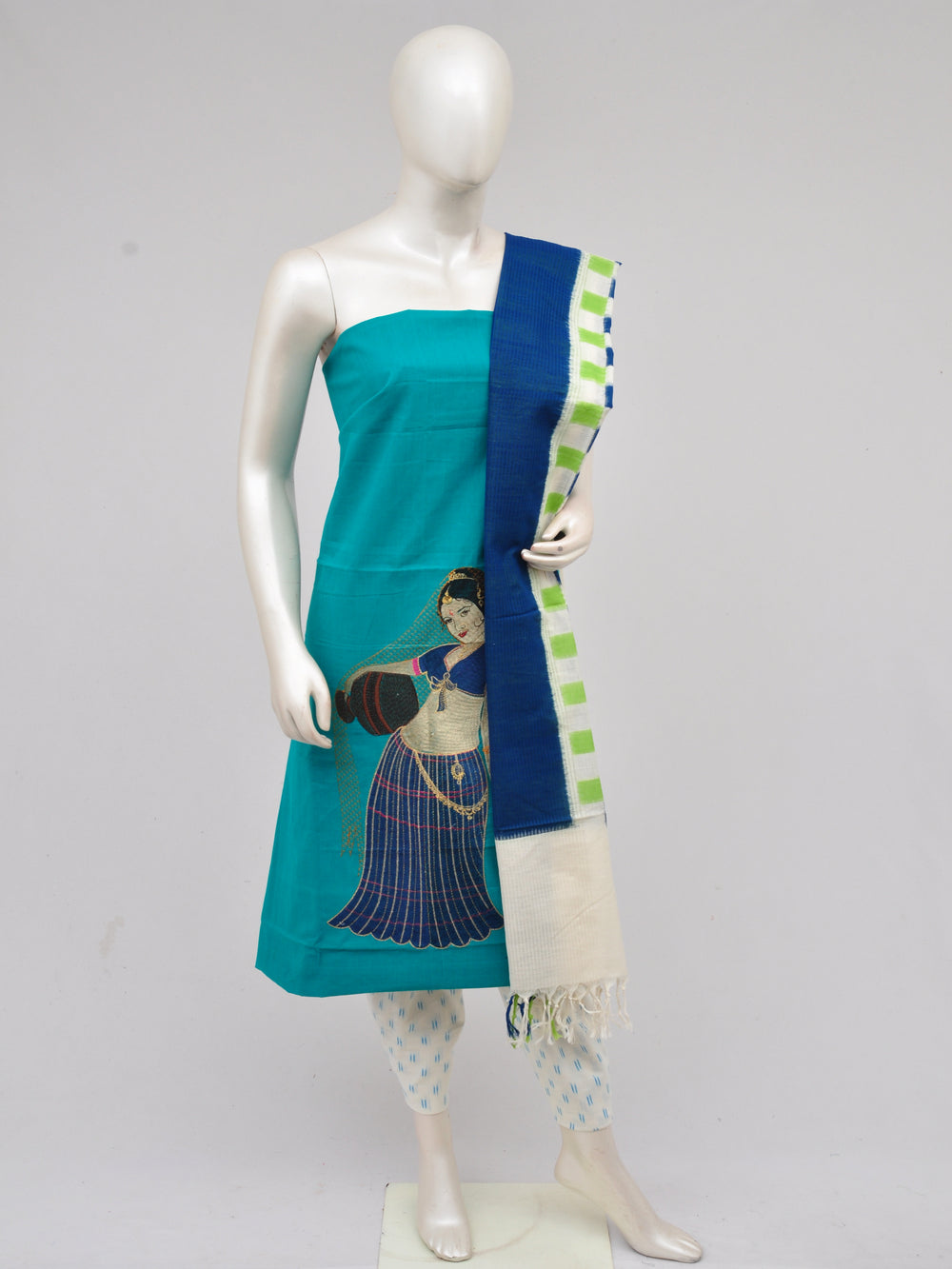 Pochampally Ikkat Doll Drop Dress Material [D61023049]
