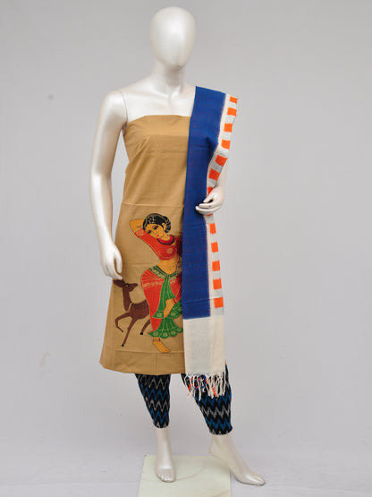 Pochampally Ikkat Doll Drop Dress Material [D61023058] - DressesForWomen.IN