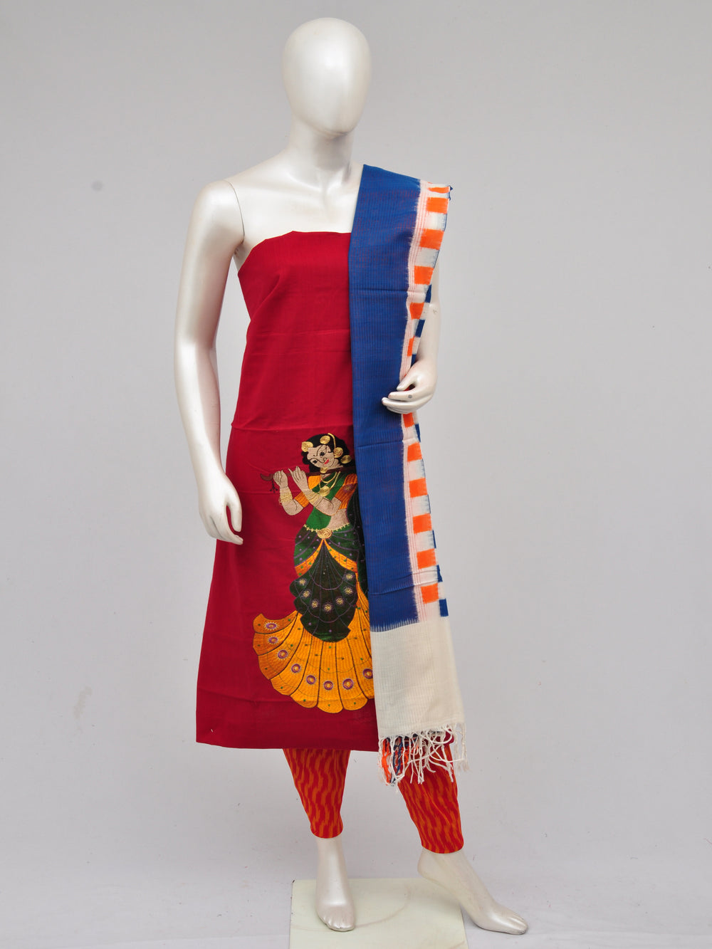 Pochampally Ikkat Doll Drop Dress Material [D61023061]