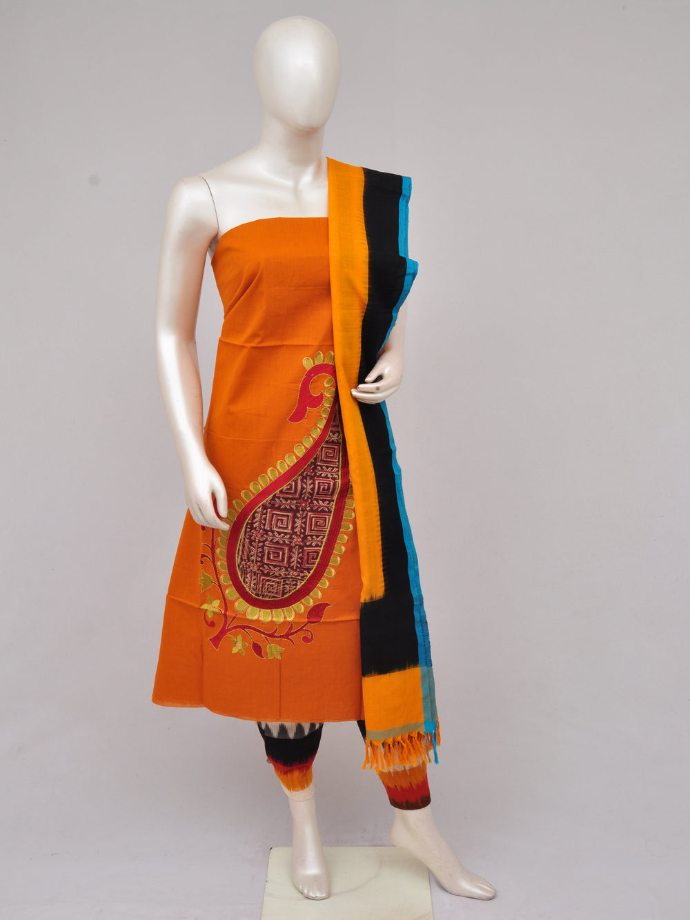 Pochampally Ikkat Doll Drop Dress Material [D61210003]