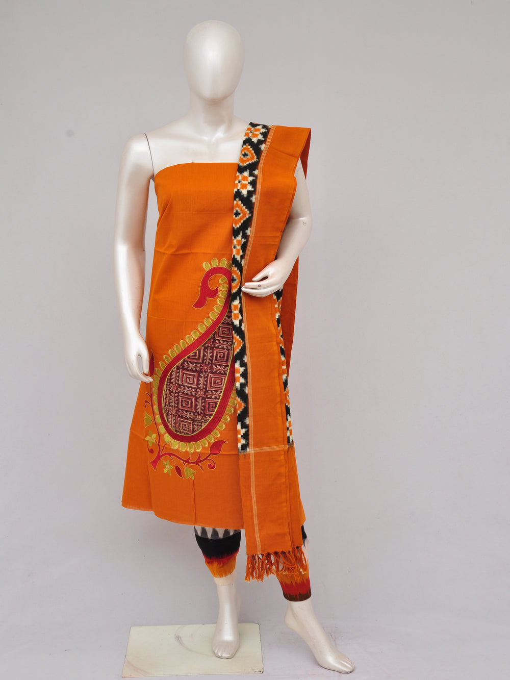 Pochampally Ikkat Doll Drop Dress Material [D61210035]