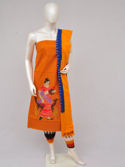 Pochampally Ikkat Doll Drop Dress Material [D61210007]