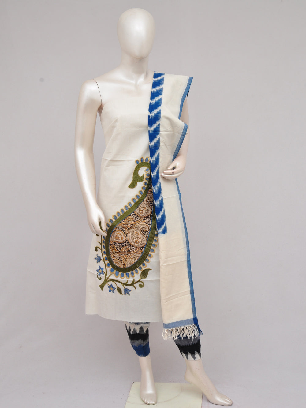 Pochampally Ikkat Doll Drop Dress Material [D61210021]