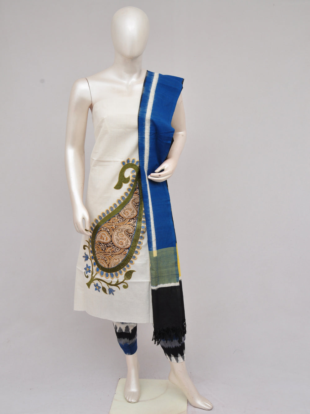 Pochampally Ikkat Doll Drop Dress Material [D61210022]