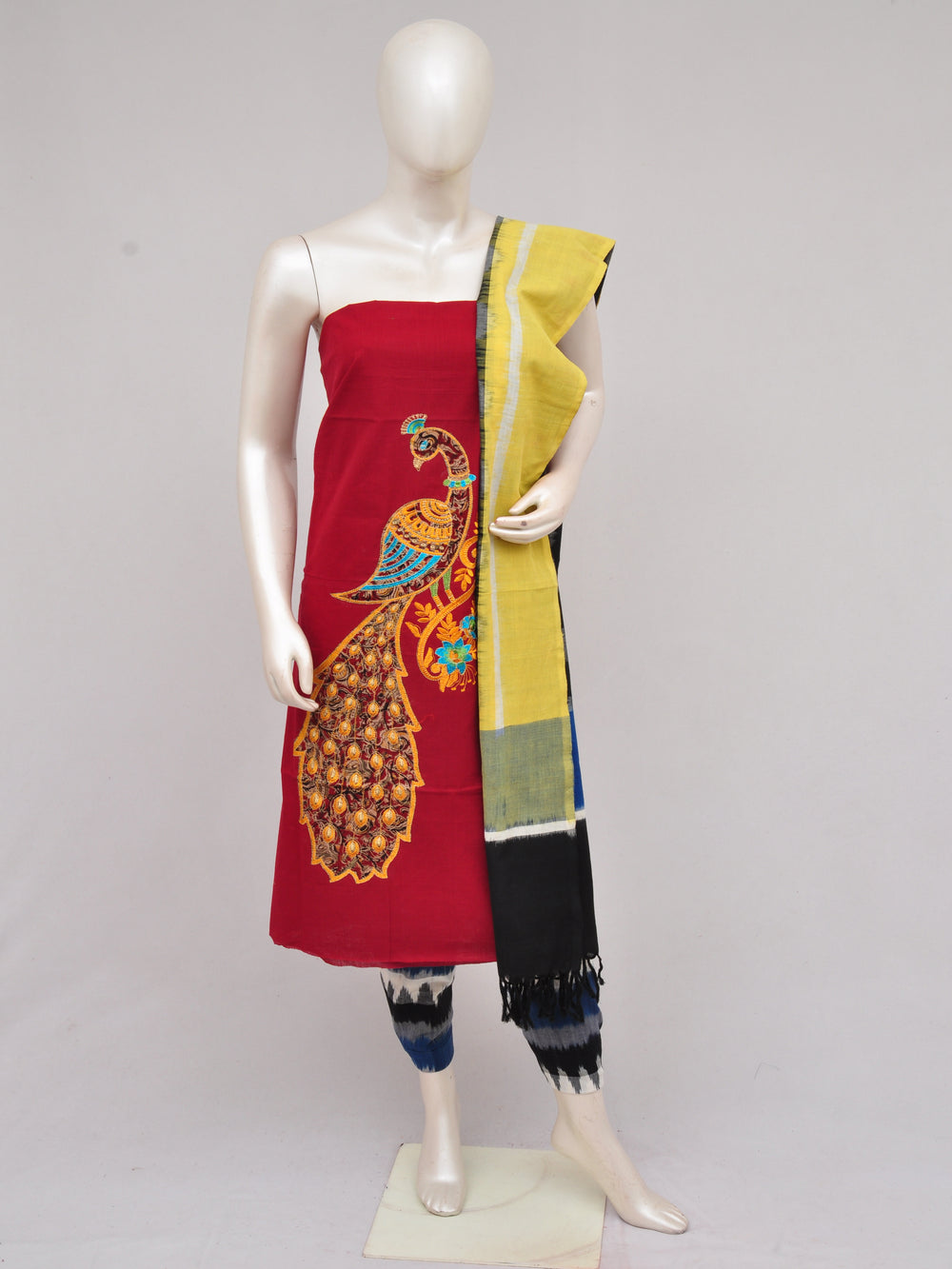 Pochampally Ikkat Doll Drop Dress Material [D61210028]
