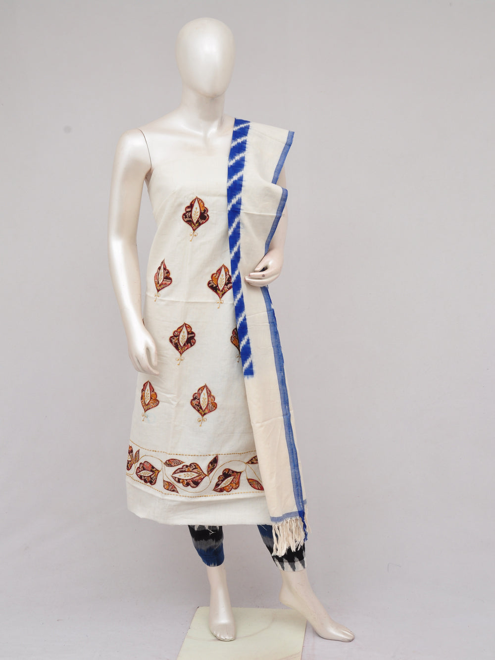 Pochampally Ikkat Doll Drop Dress Material [D61210031]