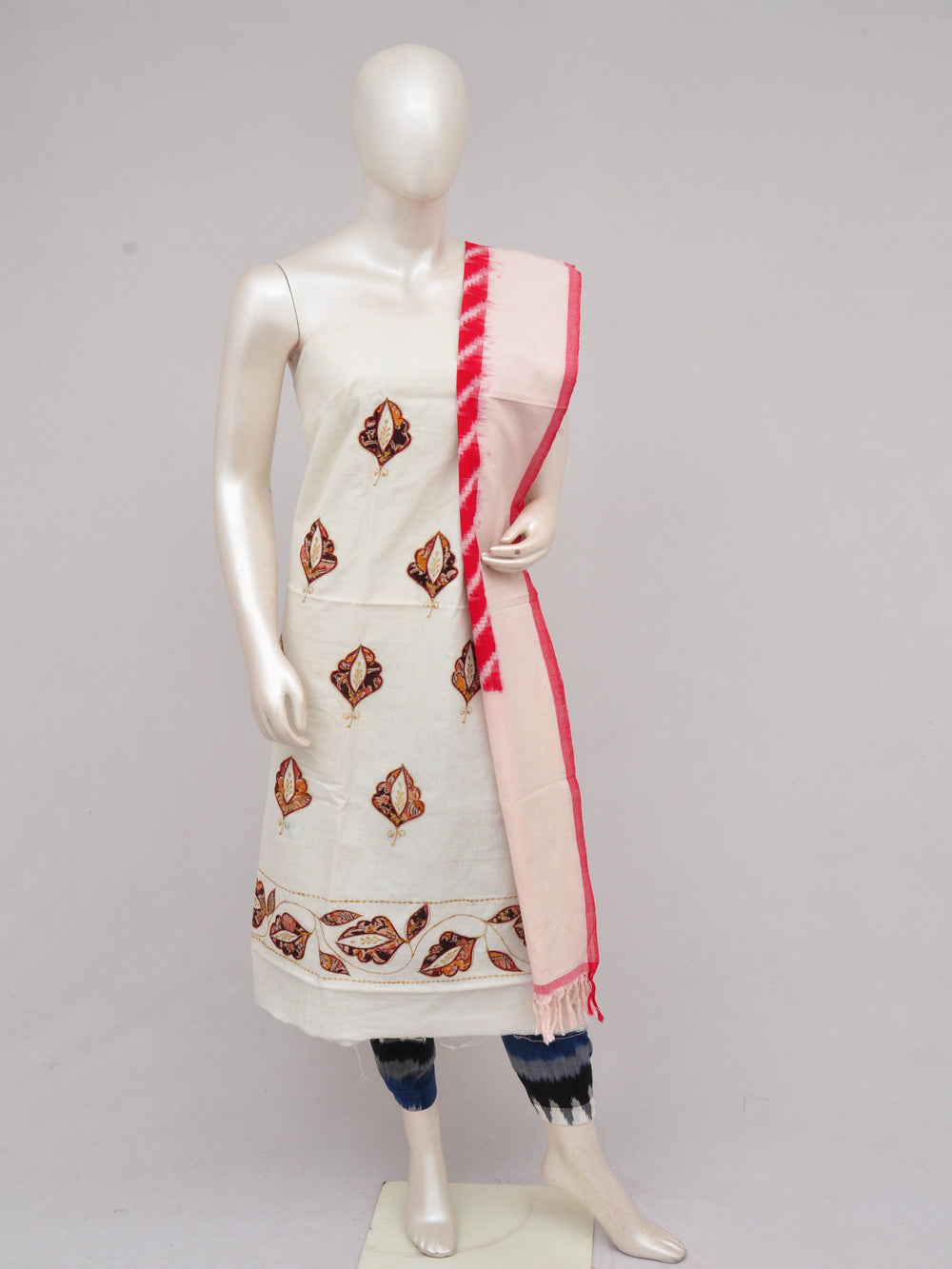 Pochampally Ikkat Doll Drop Dress Material [D61210032]