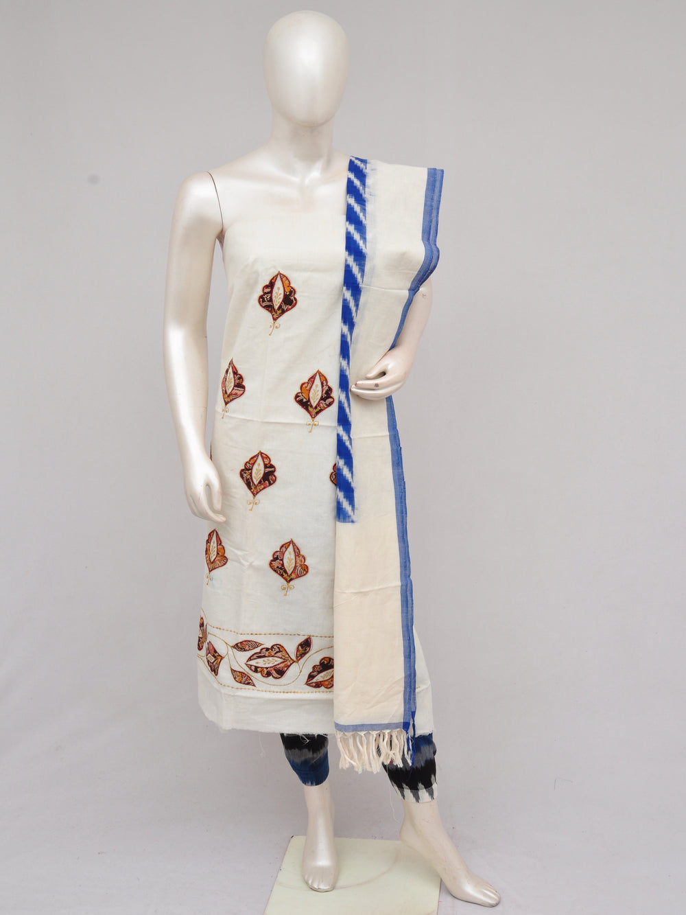 Pochampally Ikkat Doll Drop Dress Material [D61210033]