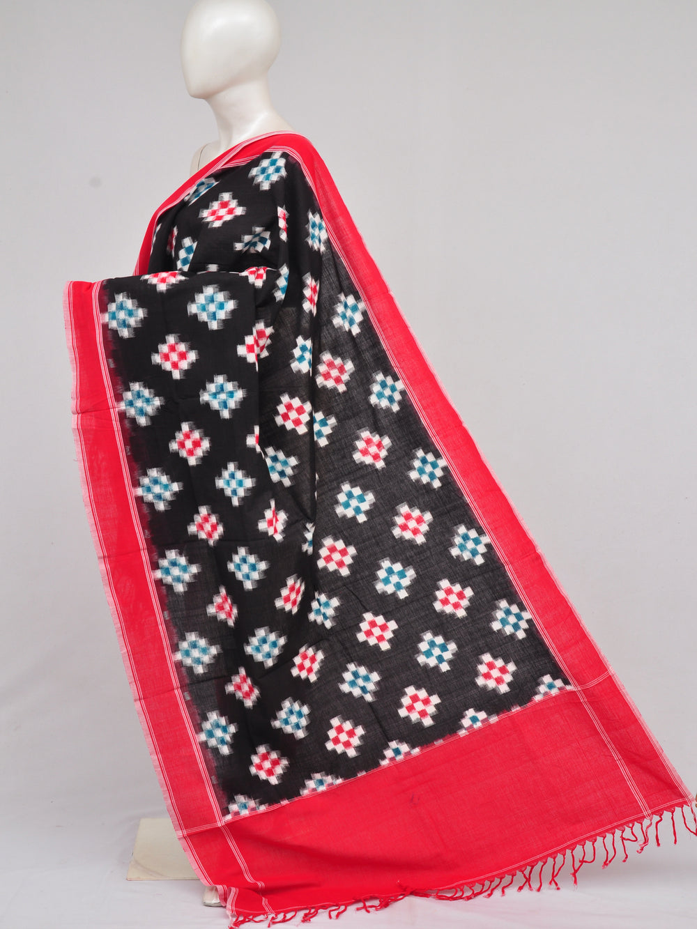 Pochampally Ikkat Doll Drop Dress Material [D61212000] - DressesForWomen.IN