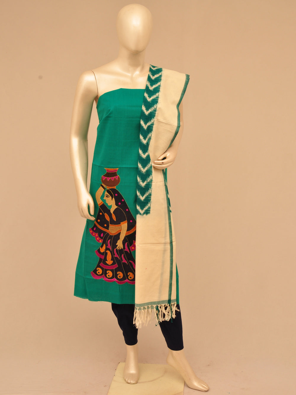 Pochampally Ikkat Doll Drop Dress Material [D61230002]