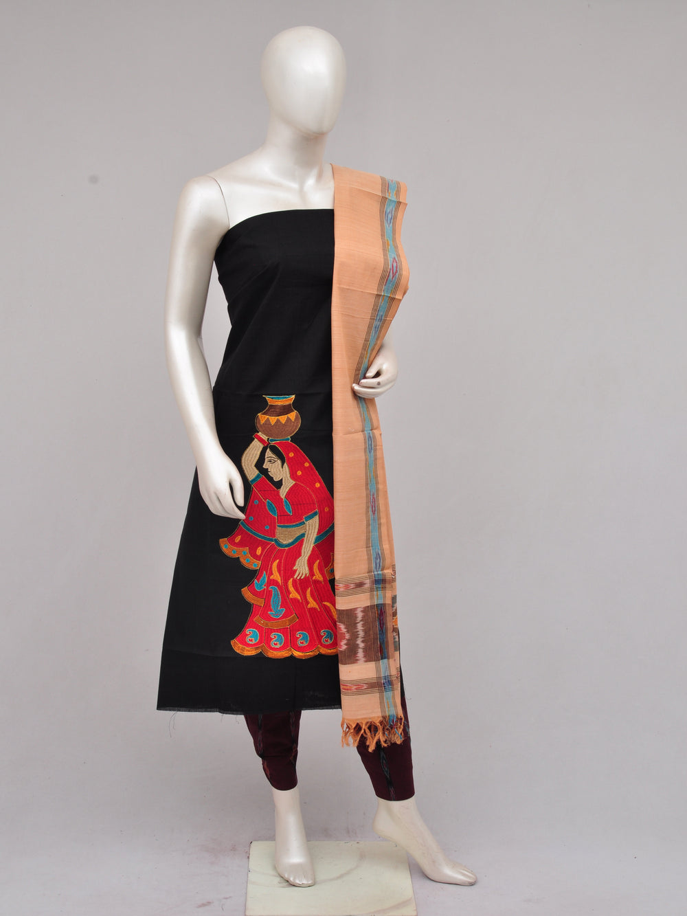 Pochampally Ikkat Doll Drop Dress Material [D70110018]