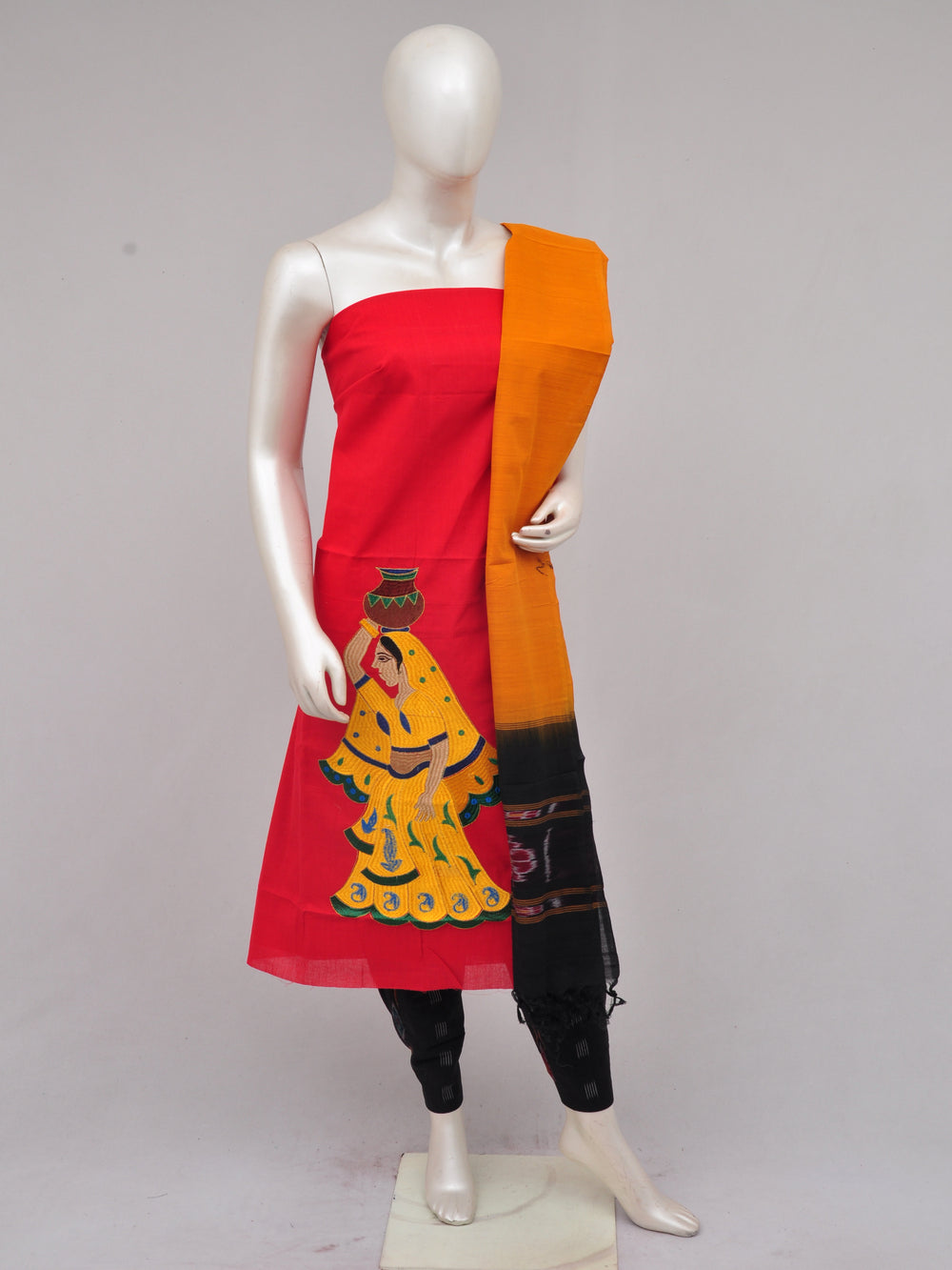 Pochampally Ikkat Doll Drop Dress Material [D70110022]