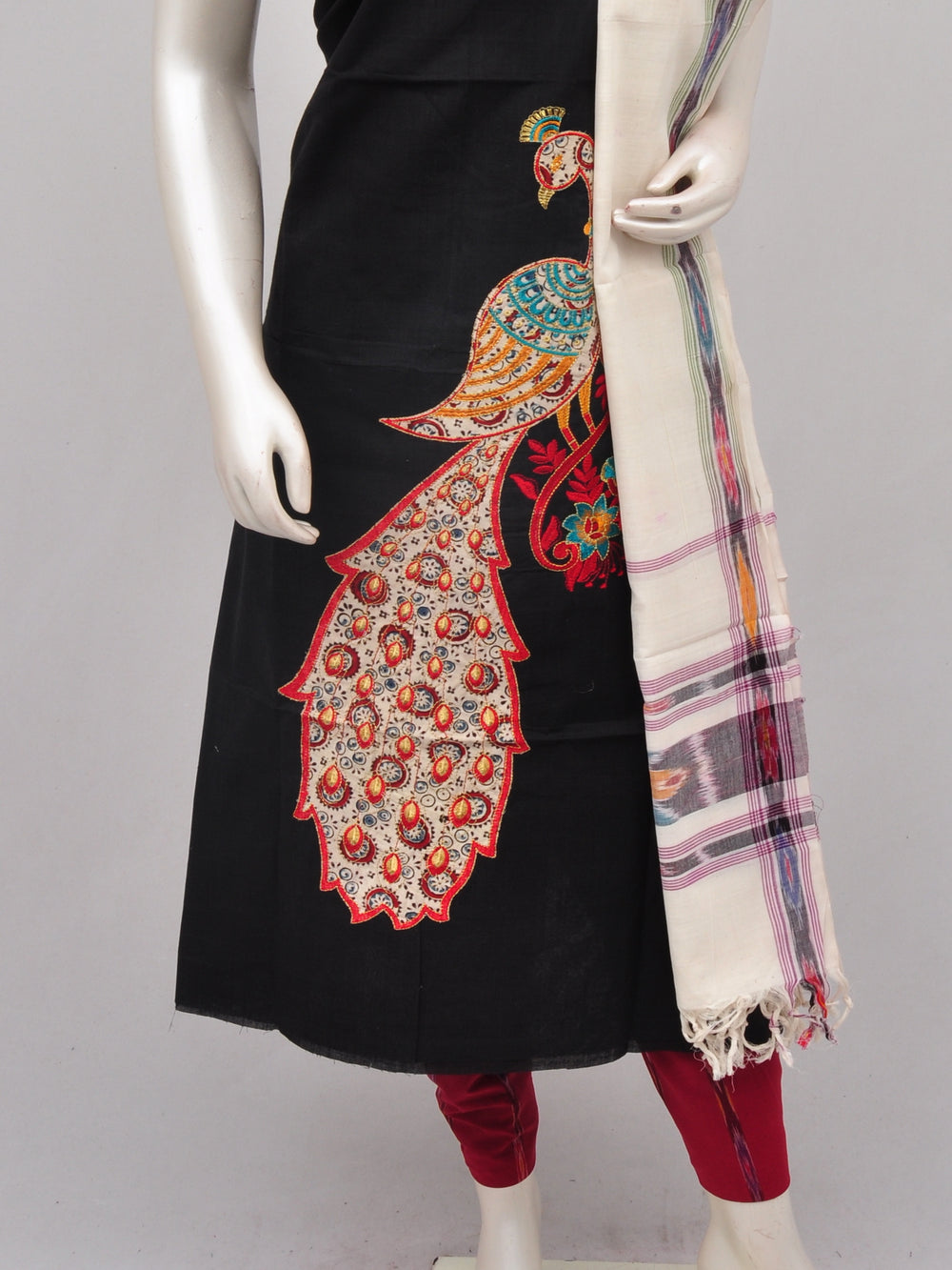 Pochampally Ikkat Doll Drop Dress Material [D70110023]
