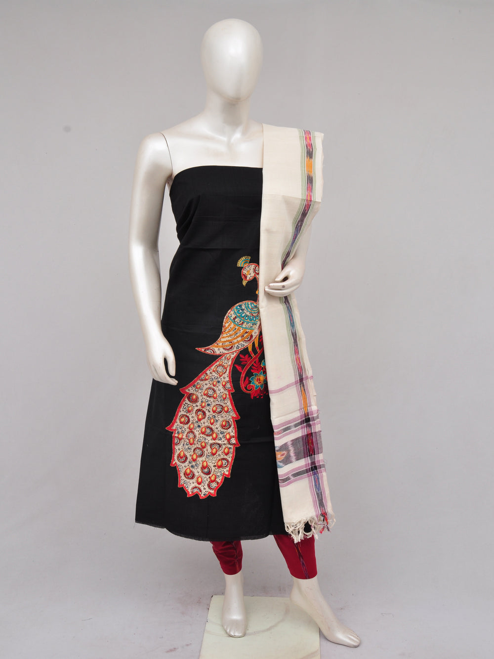 Pochampally Ikkat Doll Drop Dress Material [D70110023]