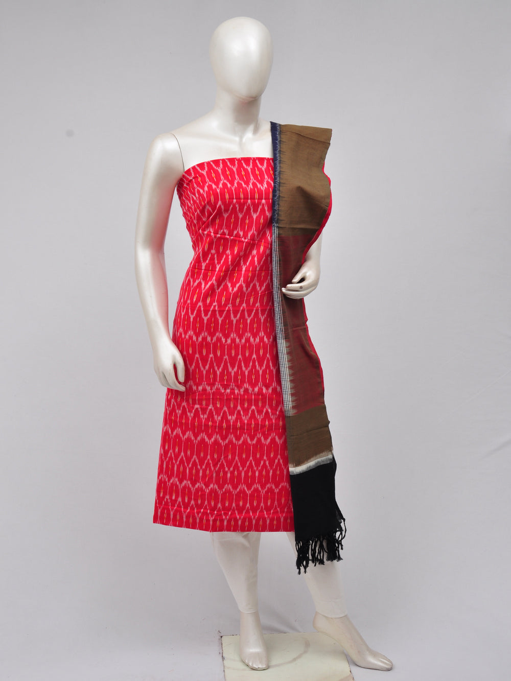 Double Ikkat Dress Material [D70307015]