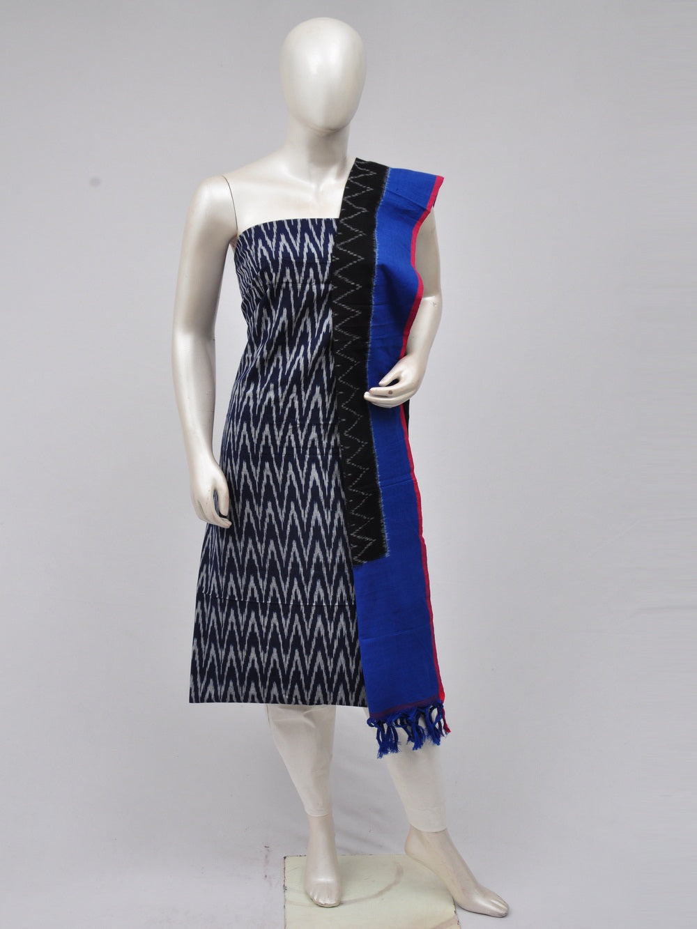 Double Ikkat Dress Material [D70307016]