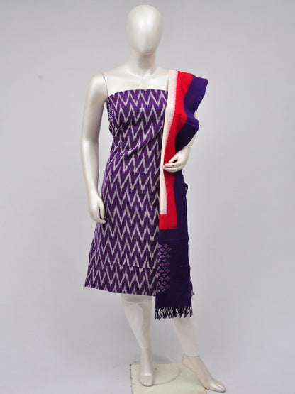 Double Ikkat Dress Material [D70307021] - DressesForWomen.IN