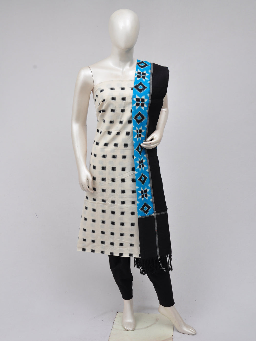 Double Ikkat Dress Material [D70307049]