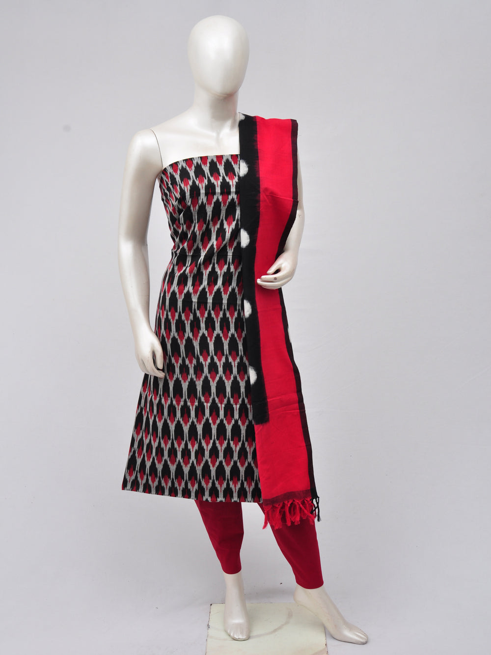 Double Ikkat Dress Material [D70308016]