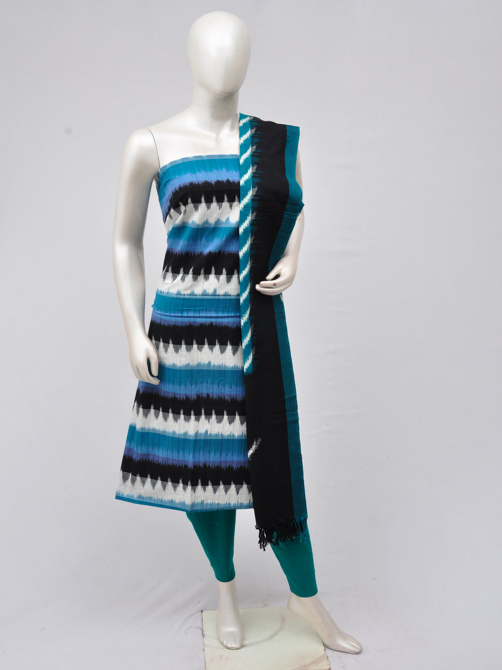 Double Ikkat Dress Material [D70309028]