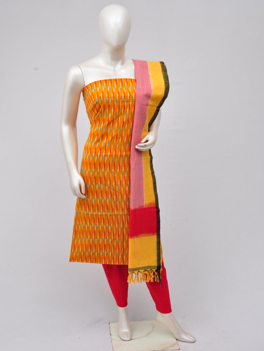 Double Ikkat Dress Material [D70309032]