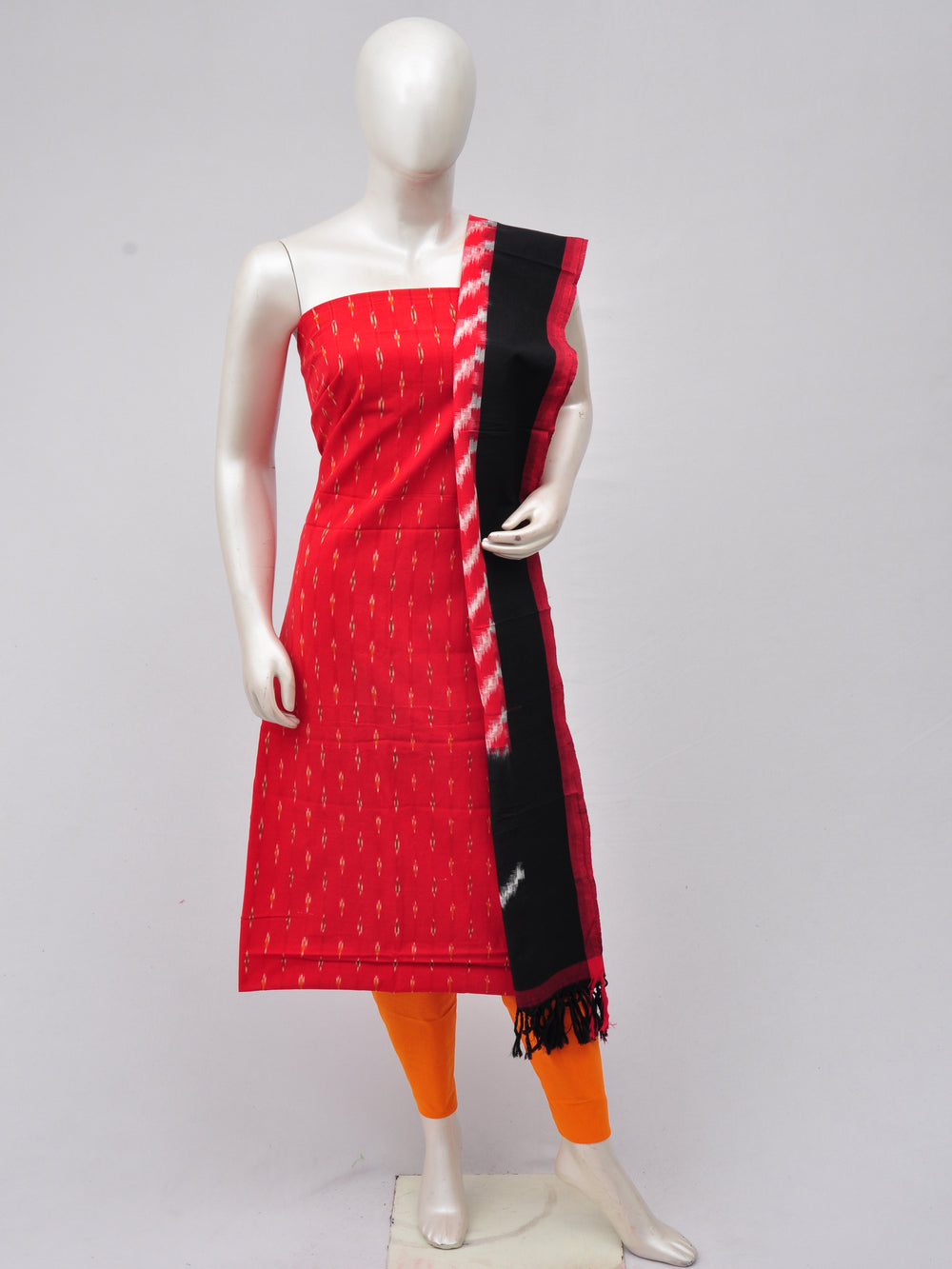 Double Ikkat Dress Material [D70309034]
