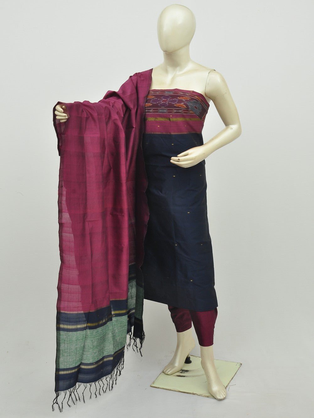 Silk Woven Designer Dress Material [D10918027] - DressesForWomen.IN