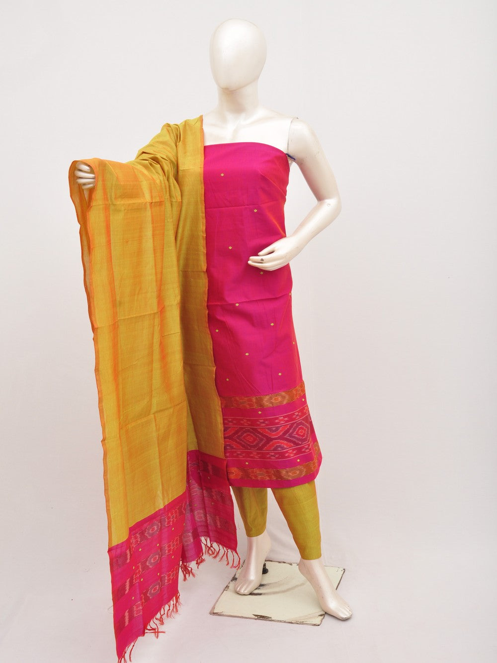 Silk Woven Designer Dress Material  [D00623038]