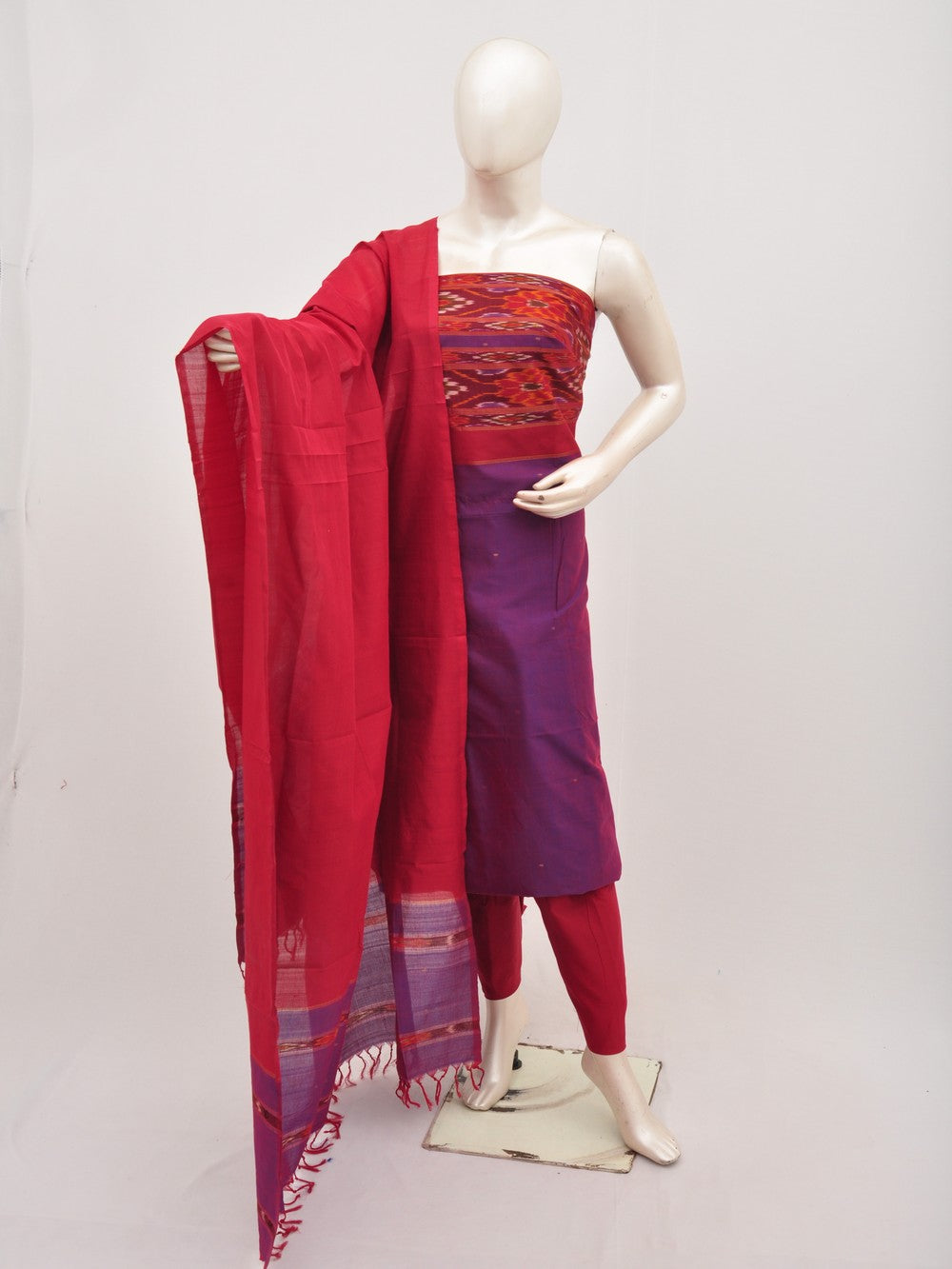 Silk Woven Designer Dress Material  [D00716024]