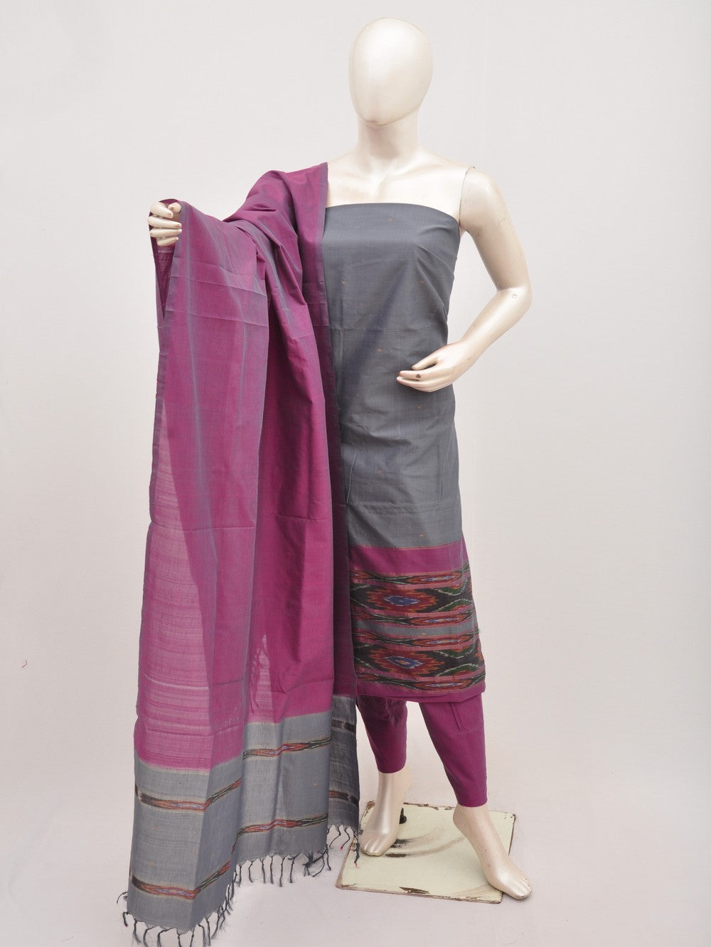 Silk Woven Designer Dress Material  [D00716034]