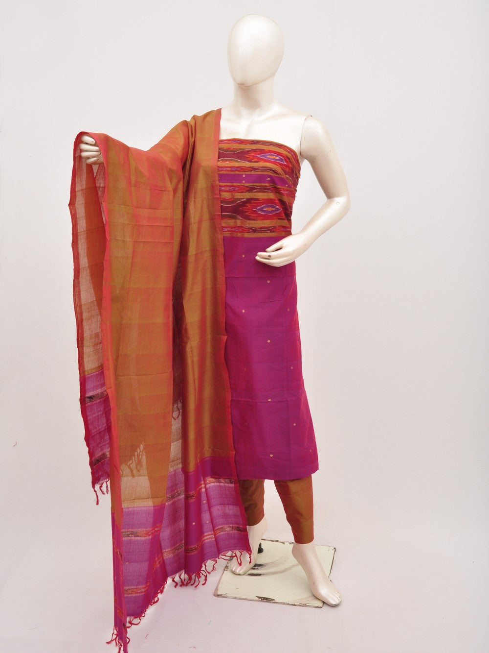 Silk Woven Designer Dress Material  [D00716037]