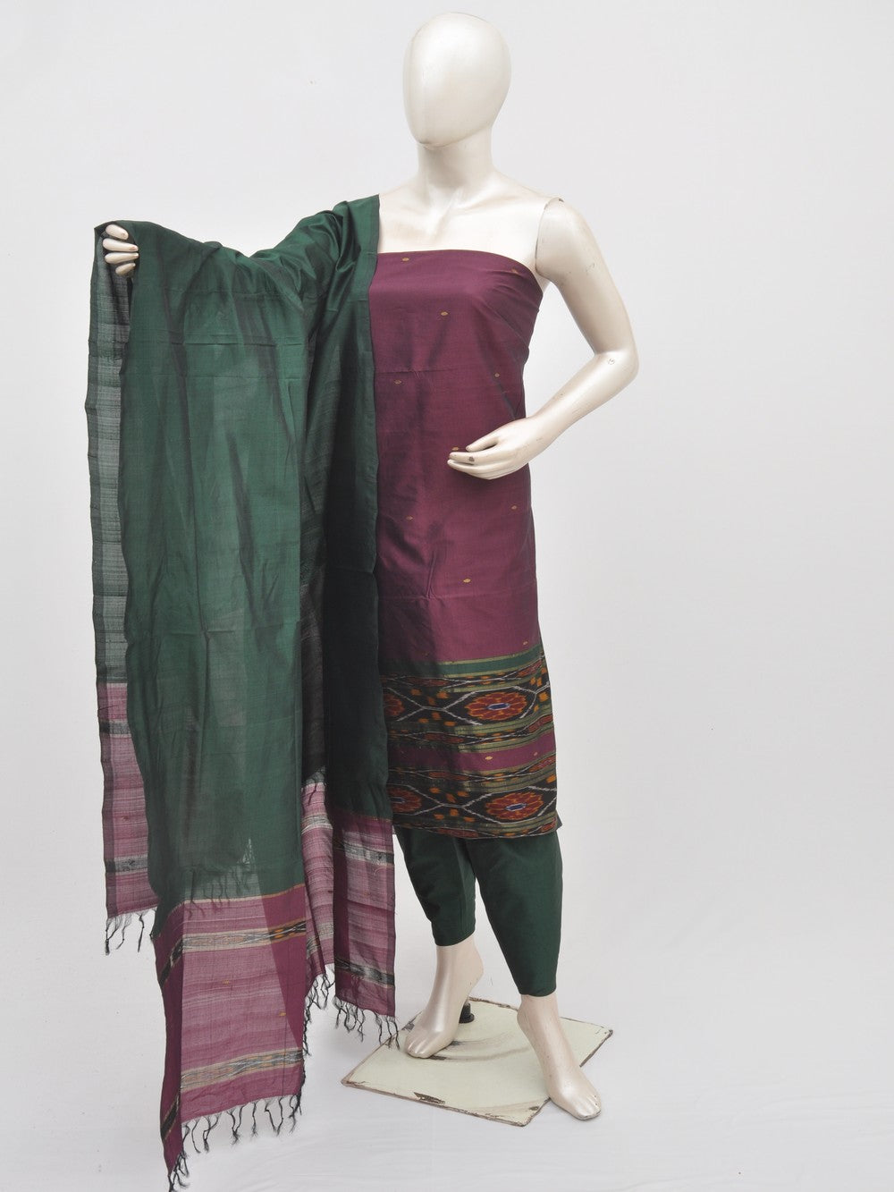Silk Woven Designer Dress Material  [D01019023]