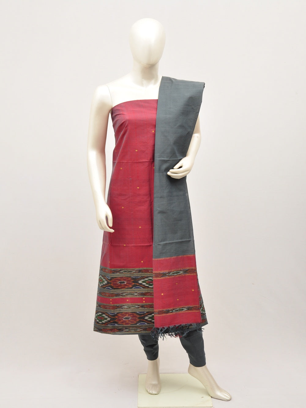 Silk   Woven Designer Dress Material [D12033001]